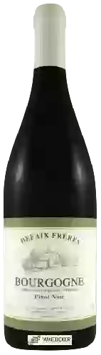 Winery Defaix Frères - Bourgogne Pinot Noir