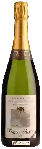 Domaine Henriet-Bazin - Blanc de Noirs Brut Champagne Grand Cru