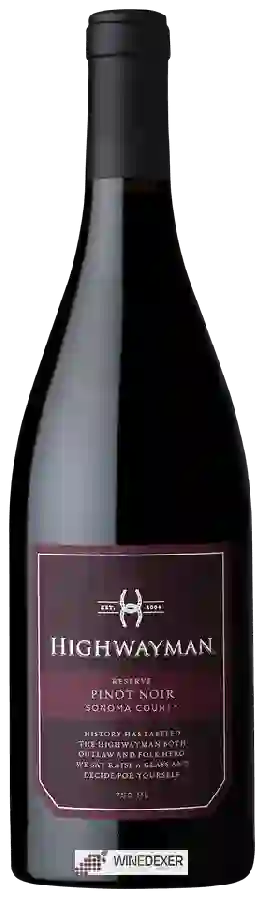 Domaine Highway 12 - Highwayman Reserve Pinot Noir Domaine Highway 12 - Highwayman Reserve Pinot Noir