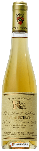 Domaine Zind Humbrecht - Pinot Gris Alsace Grand Cru Rangen de Thann Clos Saint Urbain Sélection Grains Nobles Domaine Zind Humbrecht - Pinot Gris Alsace Grand Cru Rangen de Thann Clos Saint Urbain Sélection Grains Nobles