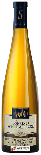 Domaines Schlumberger - Cuvée Clarisse Pinot Gris Alsace Sélecion de Grains Nobles Domaines Schlumberger - Cuvée Clarisse Pinot Gris Alsace Sélecion de Grains Nobles