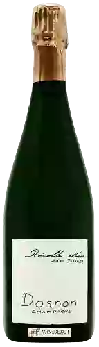 Domaine Dosnon - Récolte Noire Zéro Dosage Champagne