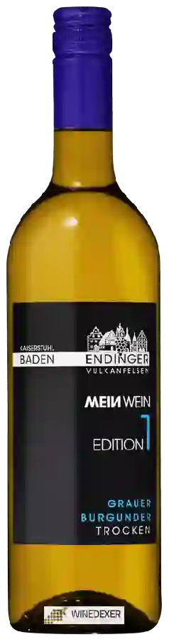 Domaine Endinger Vulkanfelsen - Mein Wein Edition 1 Grauer Burgunder Trocken Domaine Endinger Vulkanfelsen - Mein Wein Edition 1 Grauer Burgunder Trocken