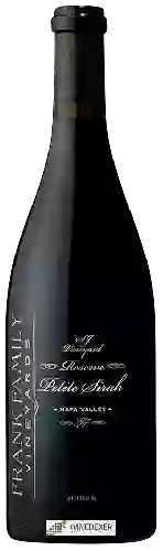 Domaine Frank Family - S&J Vineyard Petite Sirah Reserve