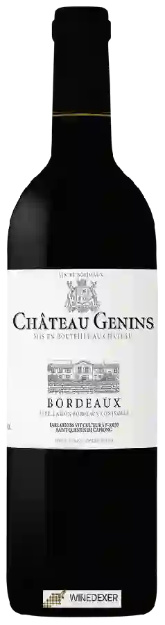 Château Genins - Bordeaux Château Genins - Bordeaux