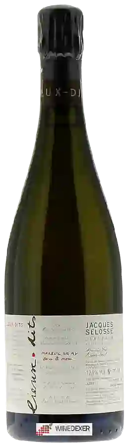 Domaine Jacques Selosse - Lieux-dits Mareuil Sur Ay Sous le Mont Extra Brut Champagne Premier Cru