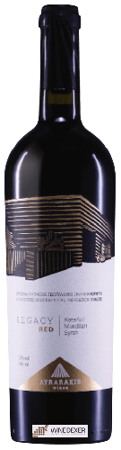 Winery Lyrarakis - Legacy Red Winery Lyrarakis - Legacy Red