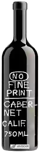 Domaine No Fine Print - Cabernet
