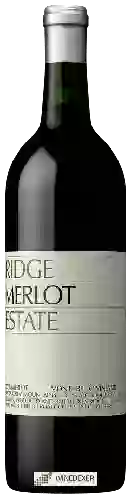 Domaine Ridge Vineyards - Estate Merlot