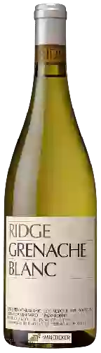 Domaine Ridge Vineyards - Grenache Blanc
