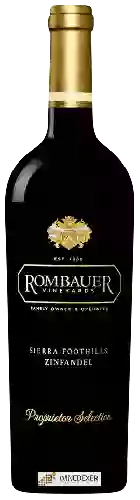 Domaine Rombauer Vineyards - Zinfandel Proprietor Selection Sierra Foothills