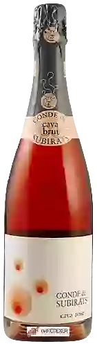 Bodega Conde de Subirats - Cava Rosé