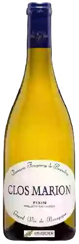 Domaine Fougeray de Beauclair - Clos Marion Fixin Blanc