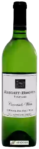 Bodega Haight-Brown Vineyard - Covertside White