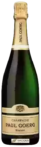Bodega Paul Goerg - Réserve Brut Champagne