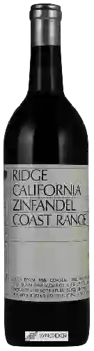 Bodega Ridge Vineyards - Coast Range Zinfandel