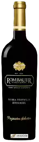 Bodega Rombauer Vineyards - Zinfandel Proprietor Selection Sierra Foothills