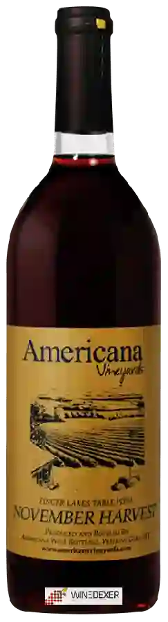 Weingut Americana Vineyards - November Harvest Weingut Americana Vineyards - November Harvest
