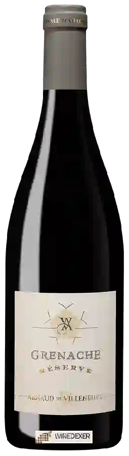 Weingut Arnaud de Villeneuve - Réserve Grenache Noir Weingut Arnaud de Villeneuve - Réserve Grenache Noir
