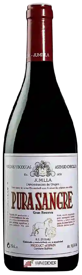 Weingut Asensio Carcelen - Gran Reserva Pura Sangre