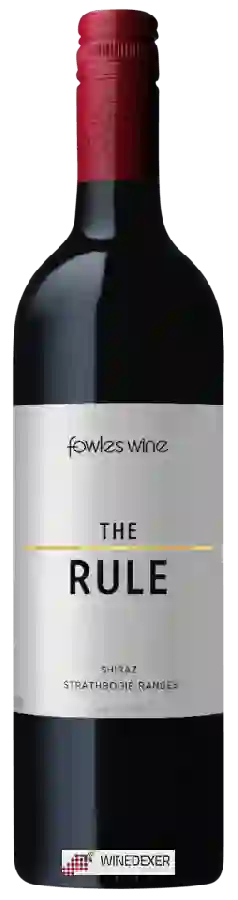 Weingut Fowles Wine - The Rule Shiraz Weingut Fowles Wine - The Rule Shiraz