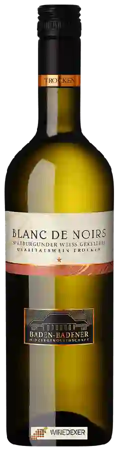 Weingut Baden-Badener - Blanc de Noirs Spätburgunder Weiss Gekeltert Trocken Weingut Baden-Badener - Blanc de Noirs Spätburgunder Weiss Gekeltert Trocken