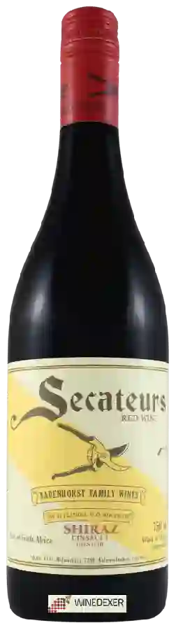 Weingut Badenhorst - Secateurs Rooiwyn