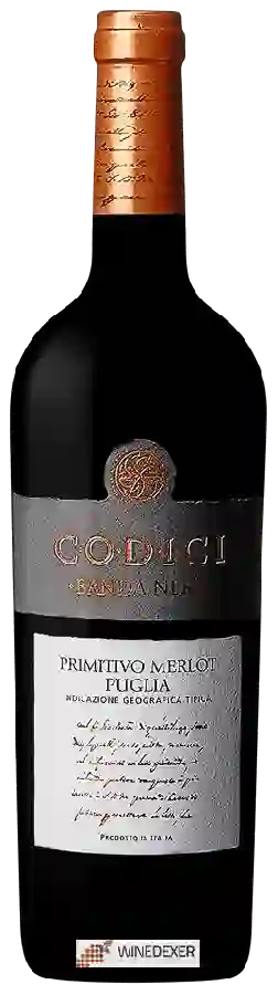 Weingut Codici Banda Nera - Primitivo - Merlot Weingut Codici Banda Nera - Primitivo - Merlot