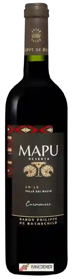 Weingut Baron Philippe de Rothschild - Mapu Reserva Carmenérè Weingut Baron Philippe de Rothschild - Mapu Reserva Carmenérè