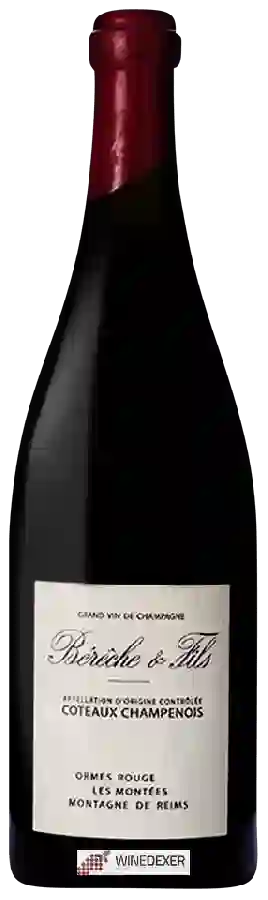 Weingut Bereche & Fils - Coteaux Champaneois Les Montées Ormes Rouge Weingut Bereche & Fils - Coteaux Champaneois Les Montées Ormes Rouge