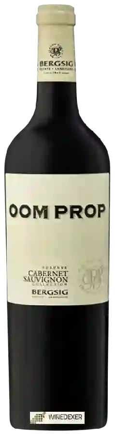 Weingut Bergsig Estate - Oom Prop Reserve Collection Cabernet Sauvignon Weingut Bergsig Estate - Oom Prop Reserve Collection Cabernet Sauvignon