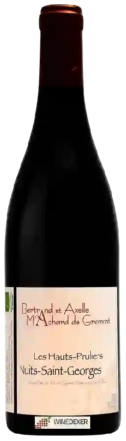 Weingut Bertrand Machard de Gramont - Nuits-Saint-Georges 1er Cru 'Les Hauts Pruliers' Weingut Bertrand Machard de Gramont - Nuits-Saint-Georges 1er Cru 'Les Hauts Pruliers'