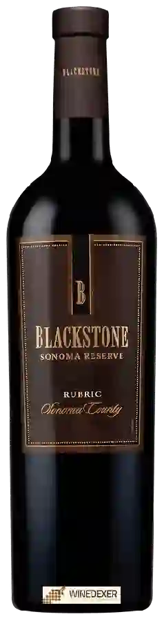 Weingut Blackstone - Sonoma Reserve Rubric Weingut Blackstone - Sonoma Reserve Rubric