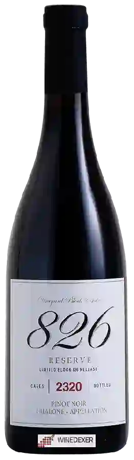 Weingut Vineyard Block Estate - 826 Reserve Pinot Noir Weingut Vineyard Block Estate - 826 Reserve Pinot Noir