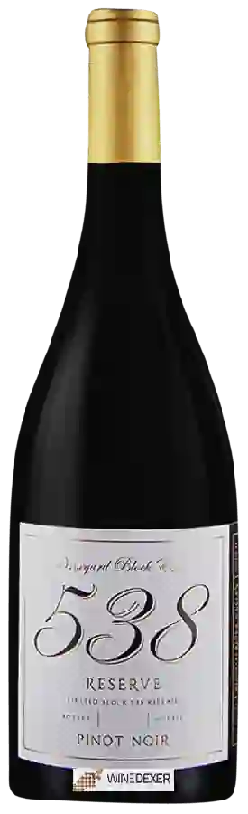 Weingut Vineyard Block Estate - 538 Reserve Pinot Noir Weingut Vineyard Block Estate - 538 Reserve Pinot Noir