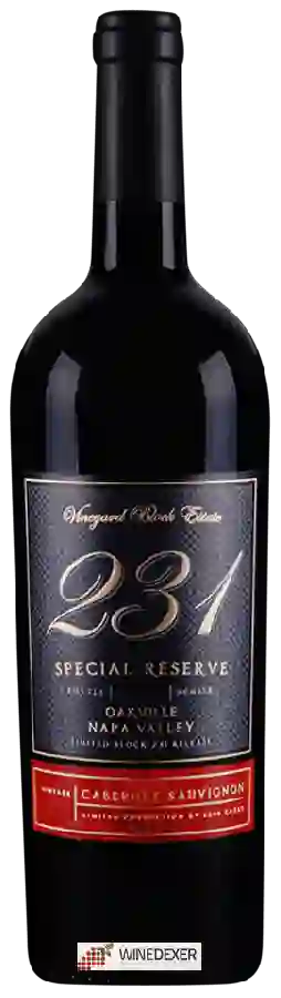 Weingut Vineyard Block Estate - 231 Special Reserve Cabernet Sauvignon Weingut Vineyard Block Estate - 231 Special Reserve Cabernet Sauvignon