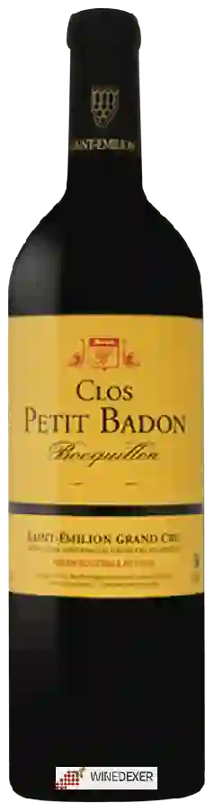 Weingut Bocquillon - Clos Petit Badon Saint-Émilion Grand Cru