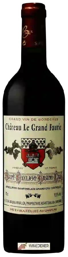 Weingut Bouquey-Rivallon - Château le Grand Faurie Saint-Émilion Grand Cru Weingut Bouquey-Rivallon - Château le Grand Faurie Saint-Émilion Grand Cru