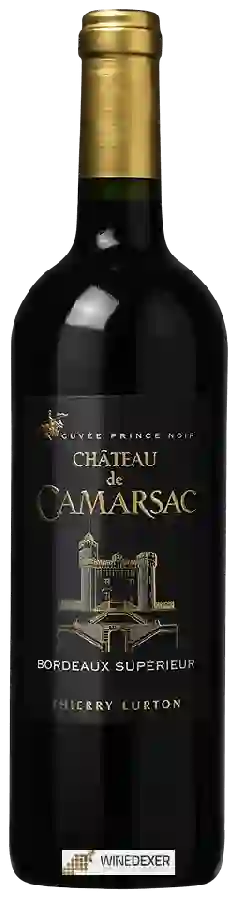 Château de Camarsac - Cuvée Prince Noir Bordeaux Supérieur Château de Camarsac - Cuvée Prince Noir Bordeaux Supérieur