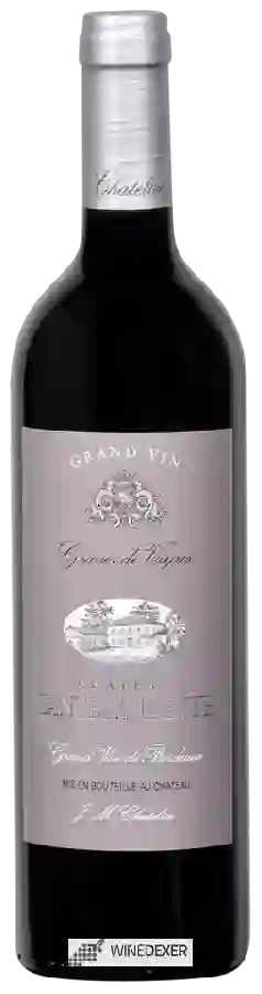 Vignobles Chatelier - Château Cantelaudette Grand Vin Graves de Vayres Rouge Vignobles Chatelier - Château Cantelaudette Grand Vin Graves de Vayres Rouge