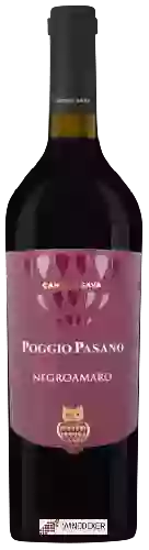 Weingut Cantina Sava - Poggio Pasano Negroamaro