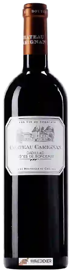 Château Carignan - Cadillac - Côtes de Bordeaux Château Carignan - Cadillac - Côtes de Bordeaux