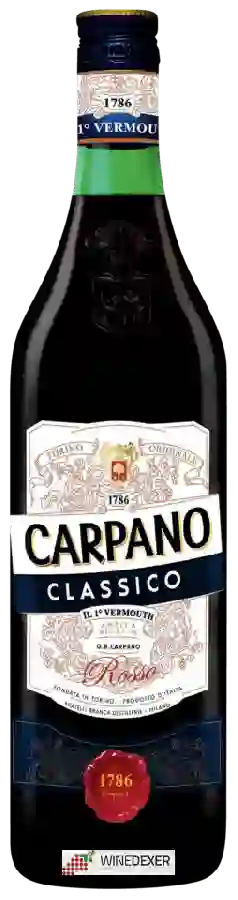 Weingut Carpano - Vermouth Classico Rosso Weingut Carpano - Vermouth Classico Rosso