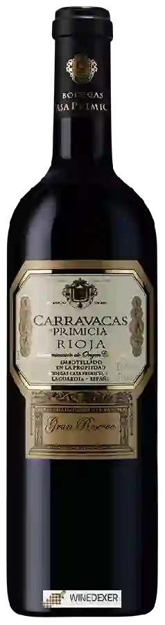 Bodegas Casa Primicia - Carravacas Gran Reserva Bodegas Casa Primicia - Carravacas Gran Reserva