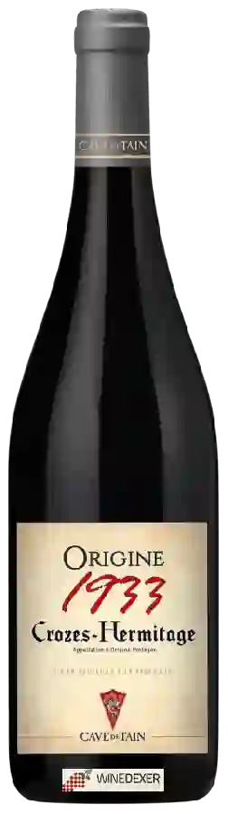 Cave de Tain - Origine 1933 Crozes-Hermitage Cave de Tain - Origine 1933 Crozes-Hermitage