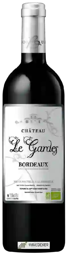 Caves de Rauzan - Château Le Gardes Bordeaux