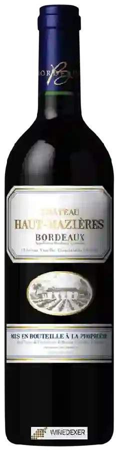 Caves de Rauzan - Chateau Haut-Mazieres Caves de Rauzan - Chateau Haut-Mazieres