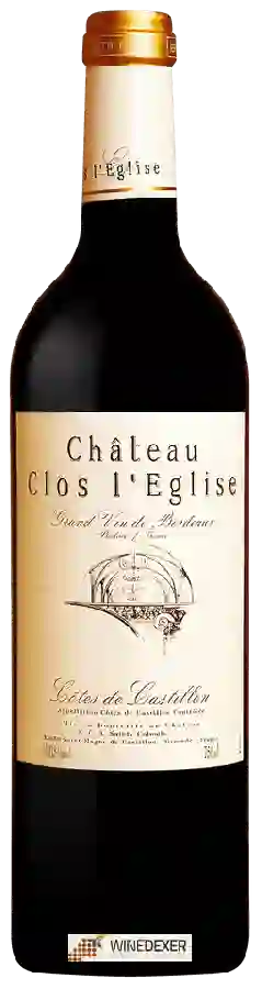 Chateau Clos l'Eglise - Côtes de Castillon Chateau Clos l'Eglise - Côtes de Castillon