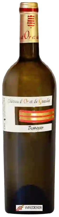 Château d'Or et de Gueules - Trassegum Blanc