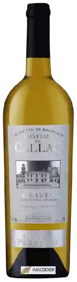 Château de Callac - Cuvée Prestige Graves Blanc Château de Callac - Cuvée Prestige Graves Blanc